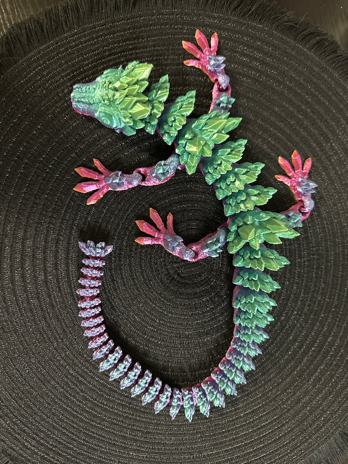Crystal Dragon 3D Print - Random Color