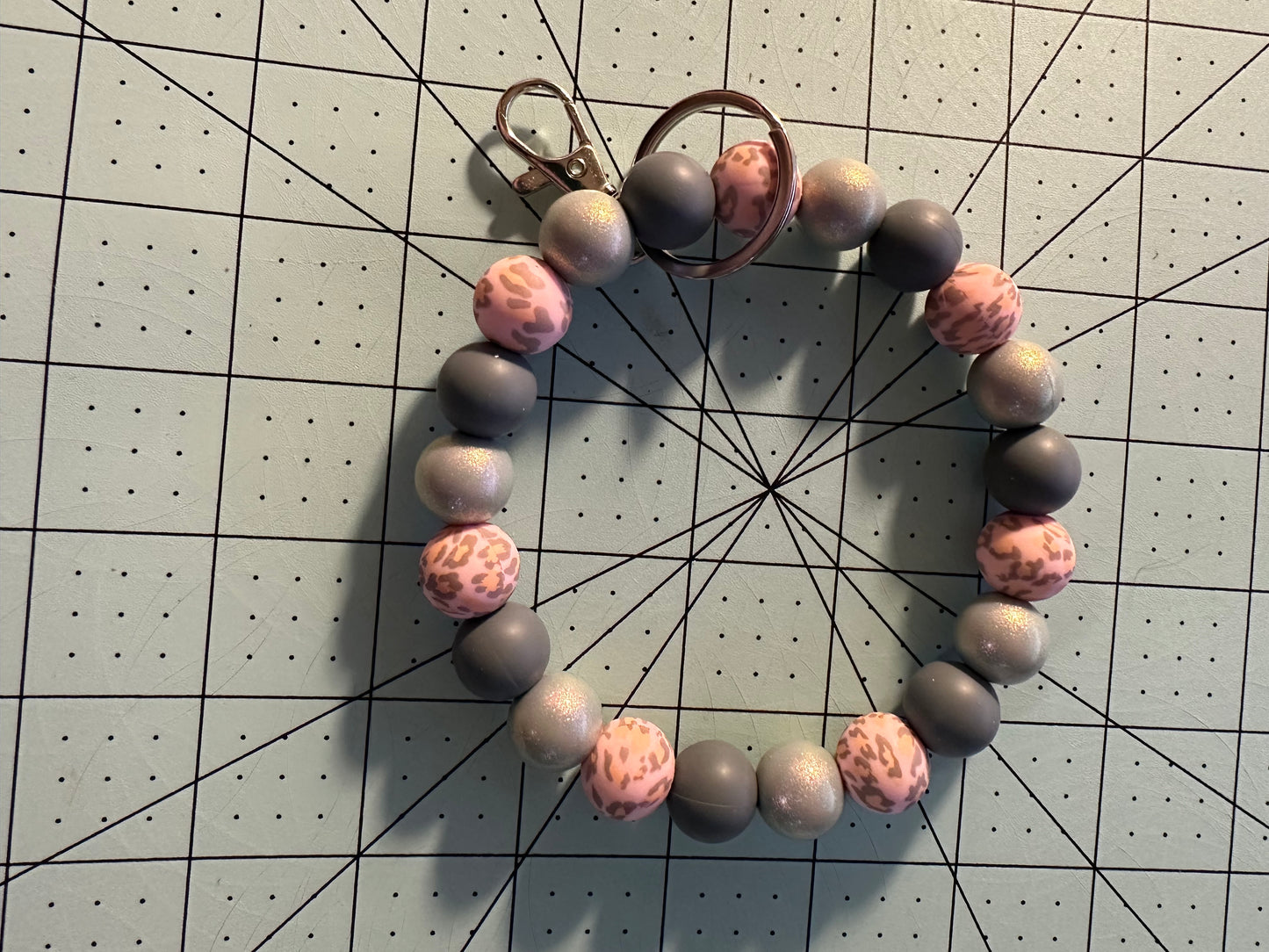 Beaded Silicone Wristlet