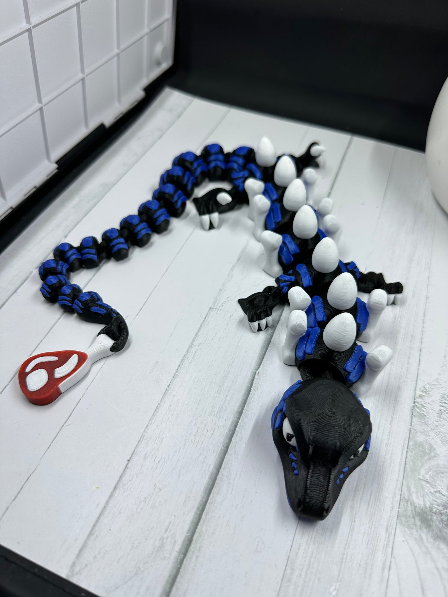 Velociraptor Dragon 3D Print - Random Color -Mc