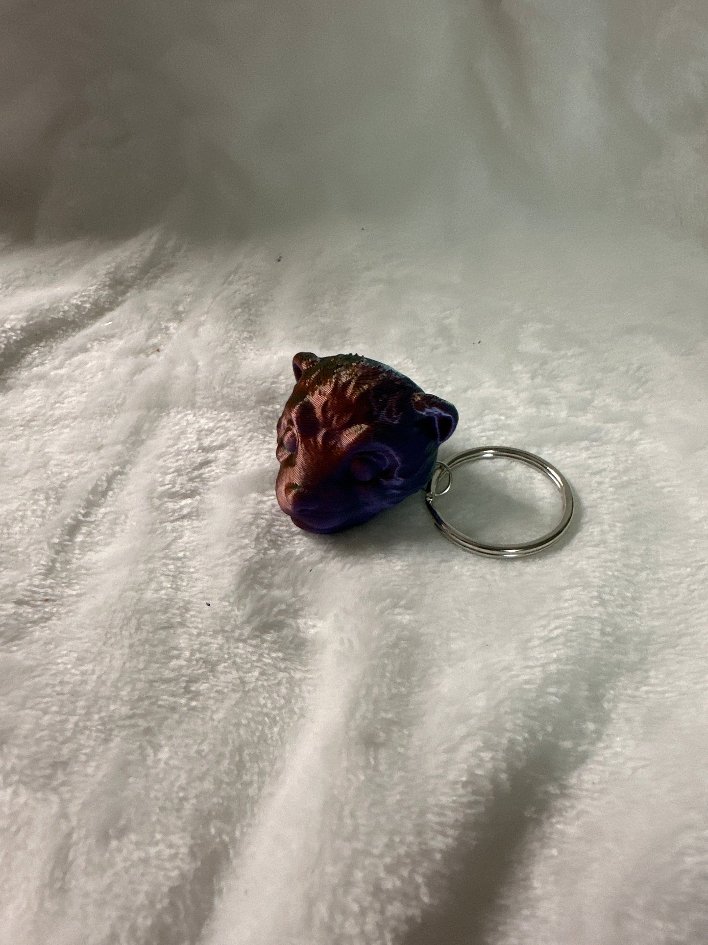 Otter Head Keychain 3D Print - Random Color