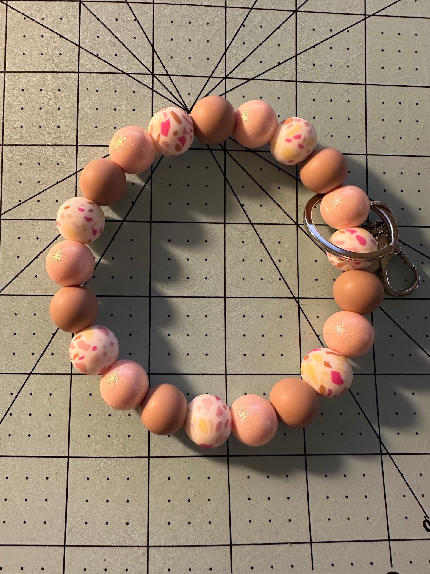 Beaded Silicone Wristlet