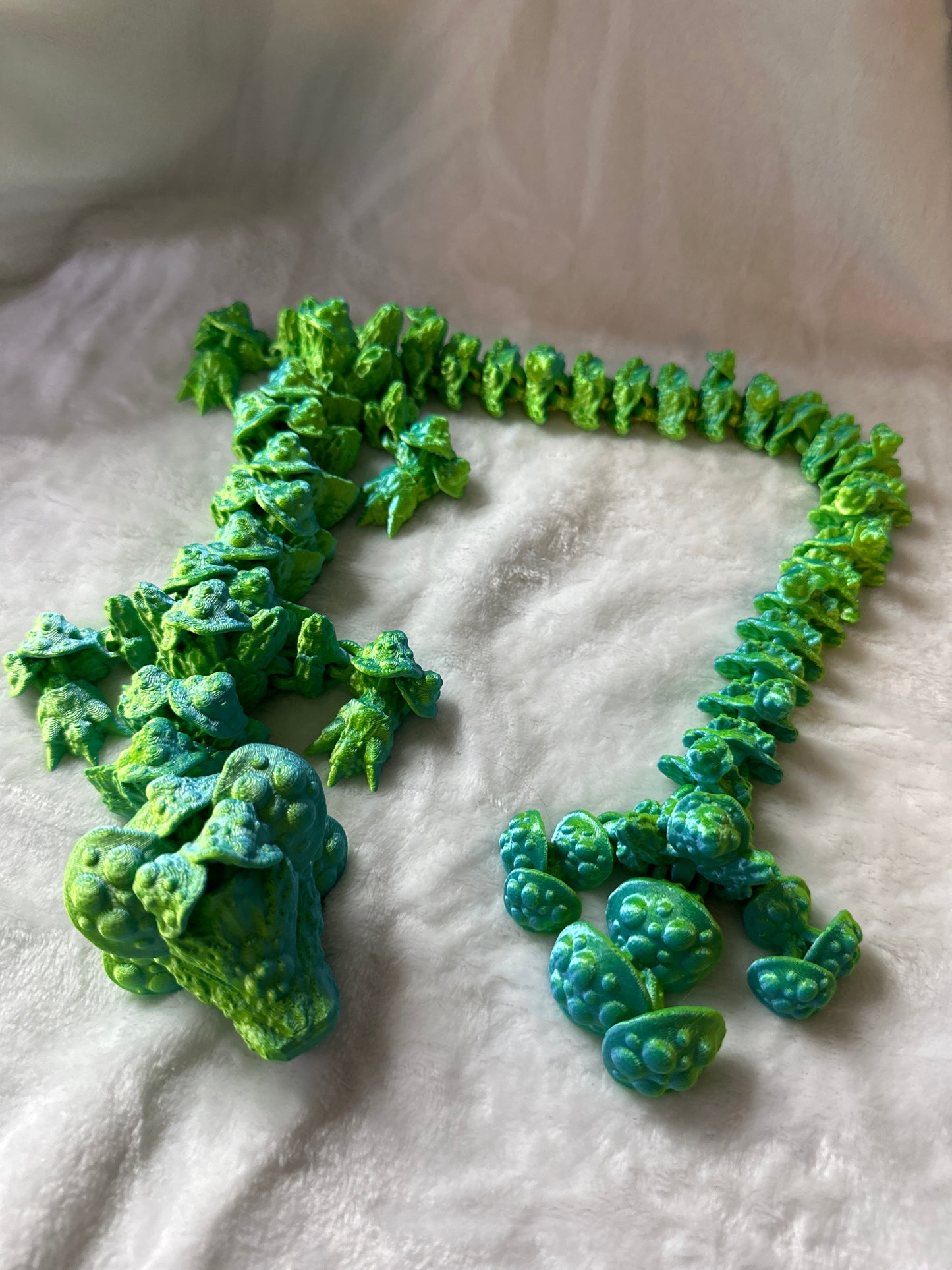 Mushroom Dragon Big Tail 3D Print - Random Color