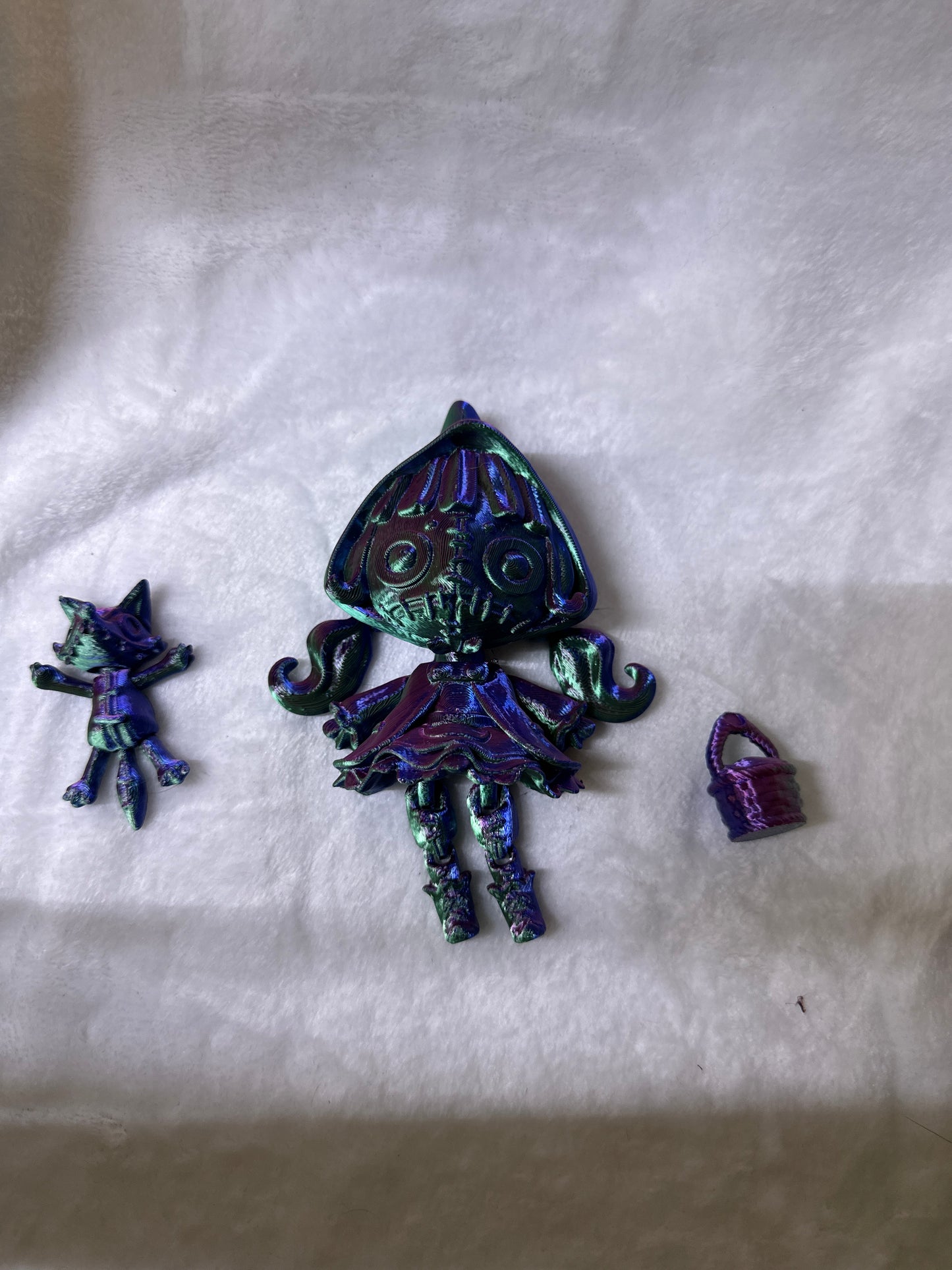 Creepy Doll Red 3D Print - Random Color