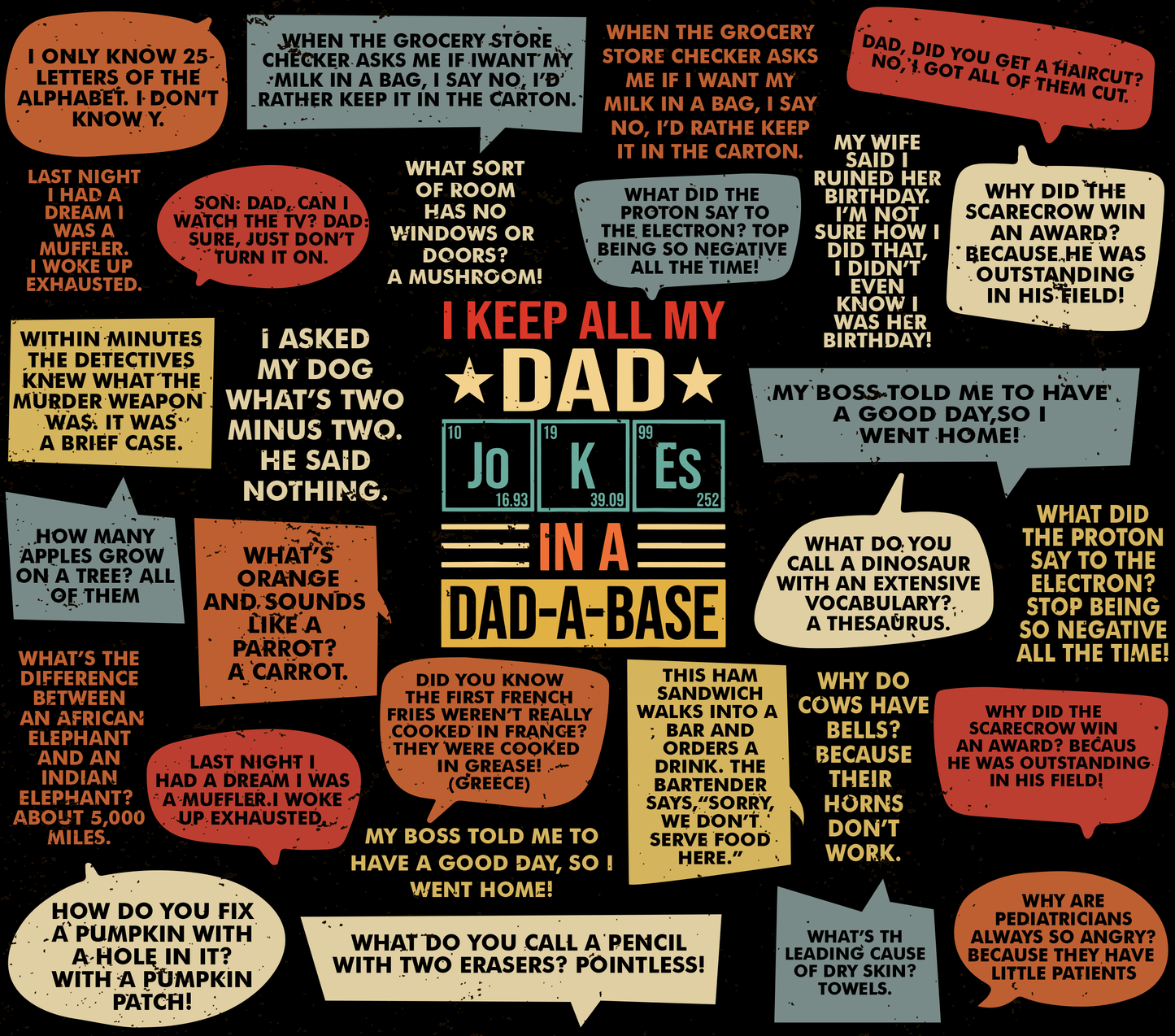 Dad Jokes 20 Ounce Sublimation Tumbler