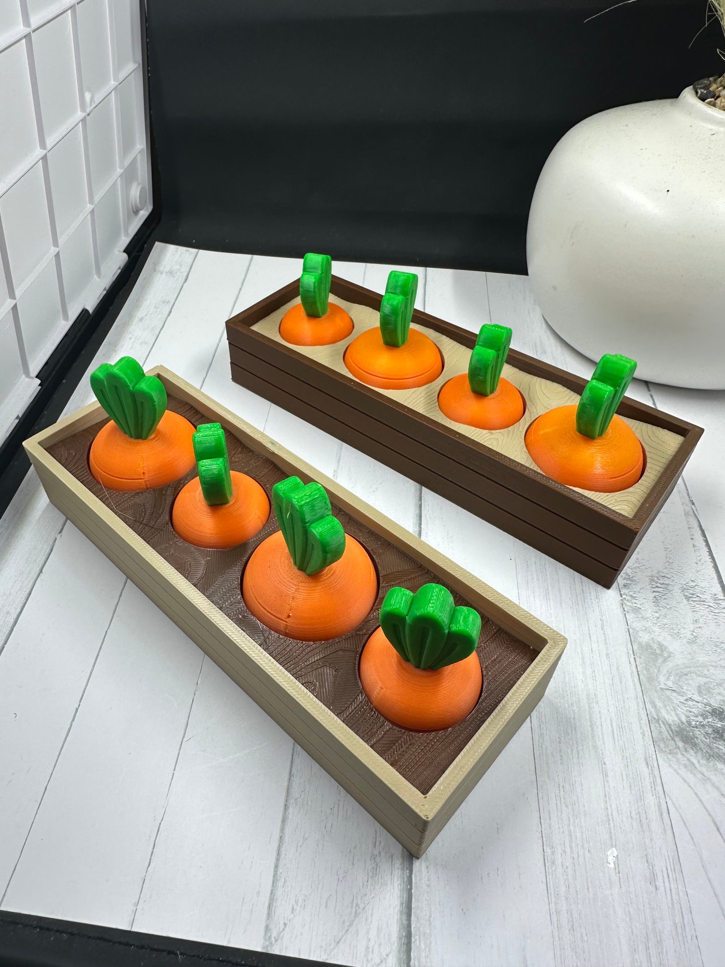 Carrot Fidget 3D Print - Random Color - MC