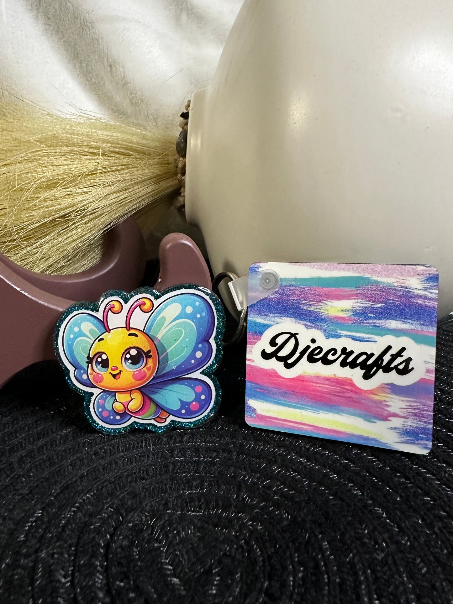Butterfly Badge Reel / Popsocket Topper