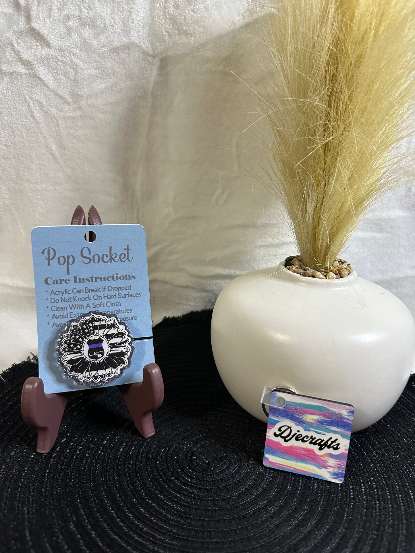 Thin Blue Line Pop Socket