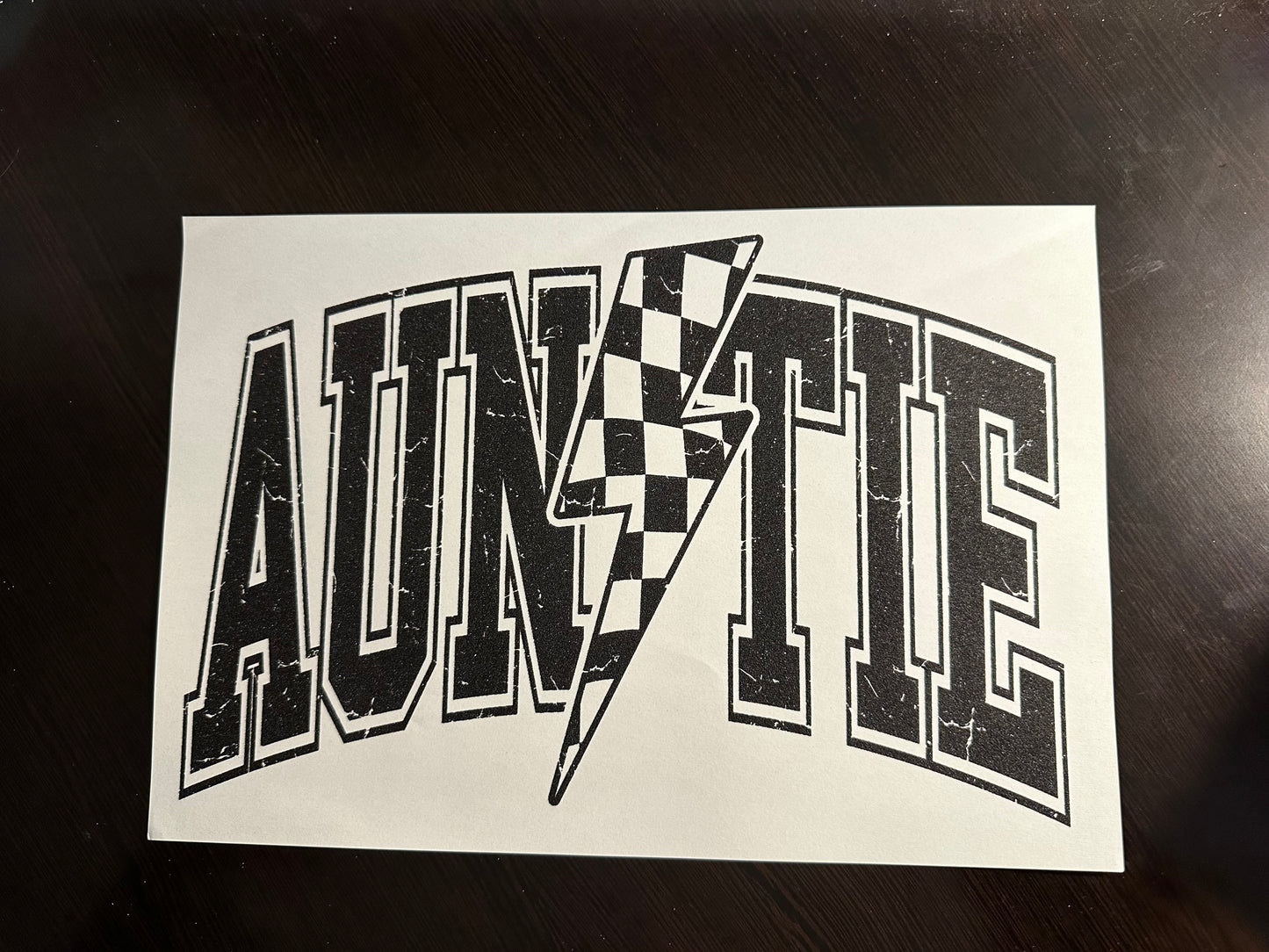 Auntie Lightning Bolt Adult T-Shirt