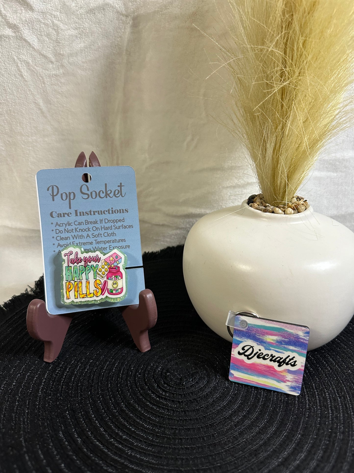 Take Your Happy Pills Pop Socket