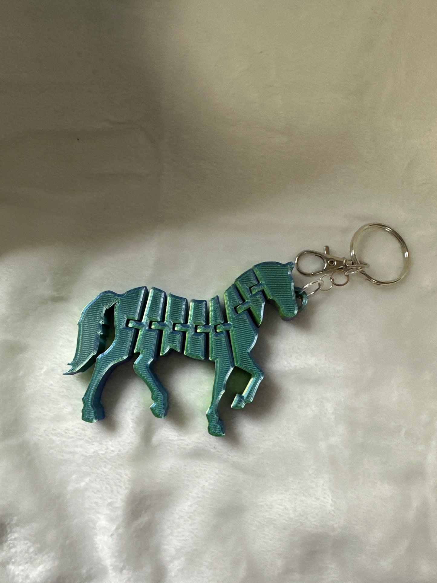 Horse Keychain 3D Print - Random Color