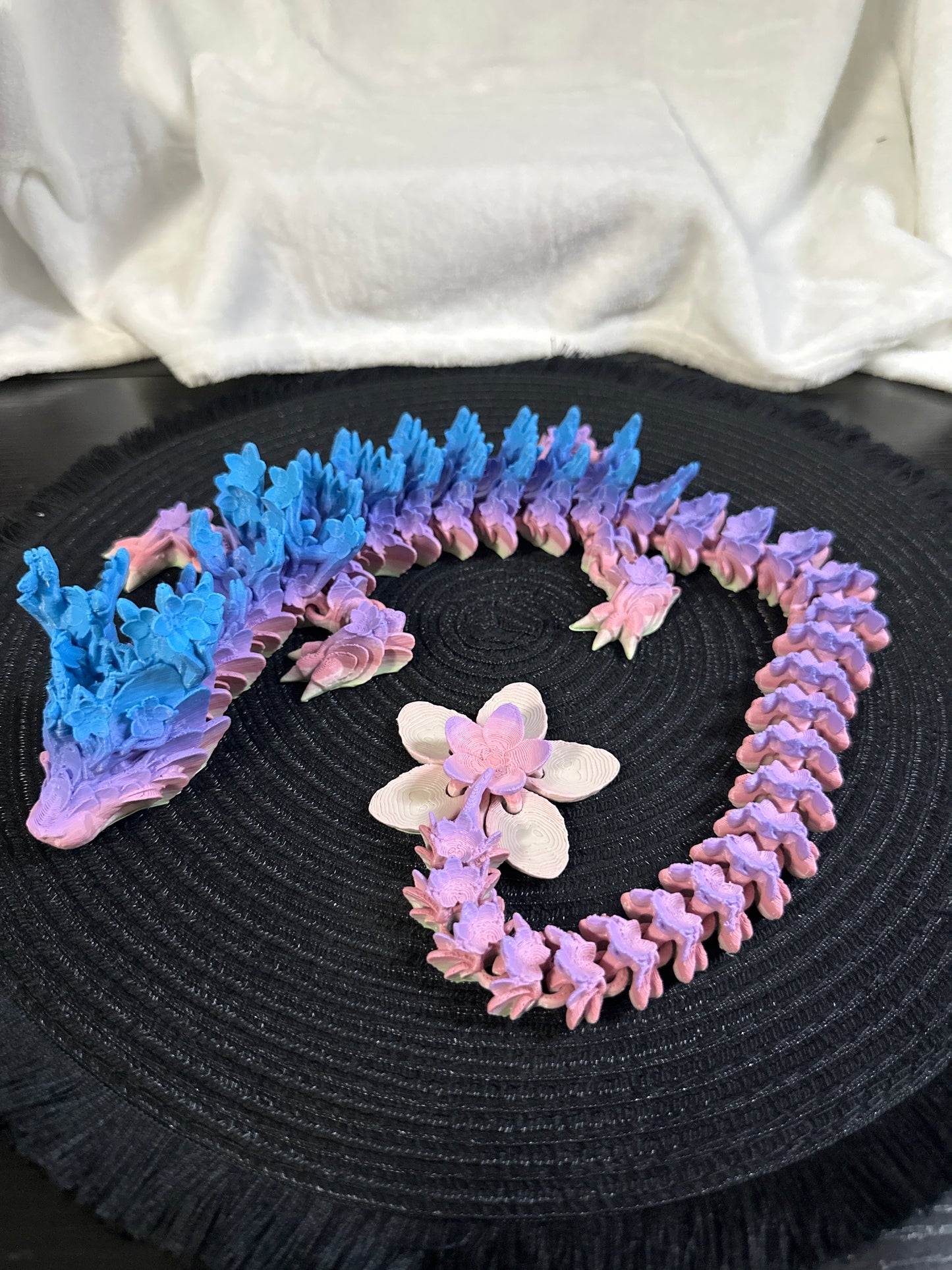 Cherry Blossom Dragon 3D Print - Random Color