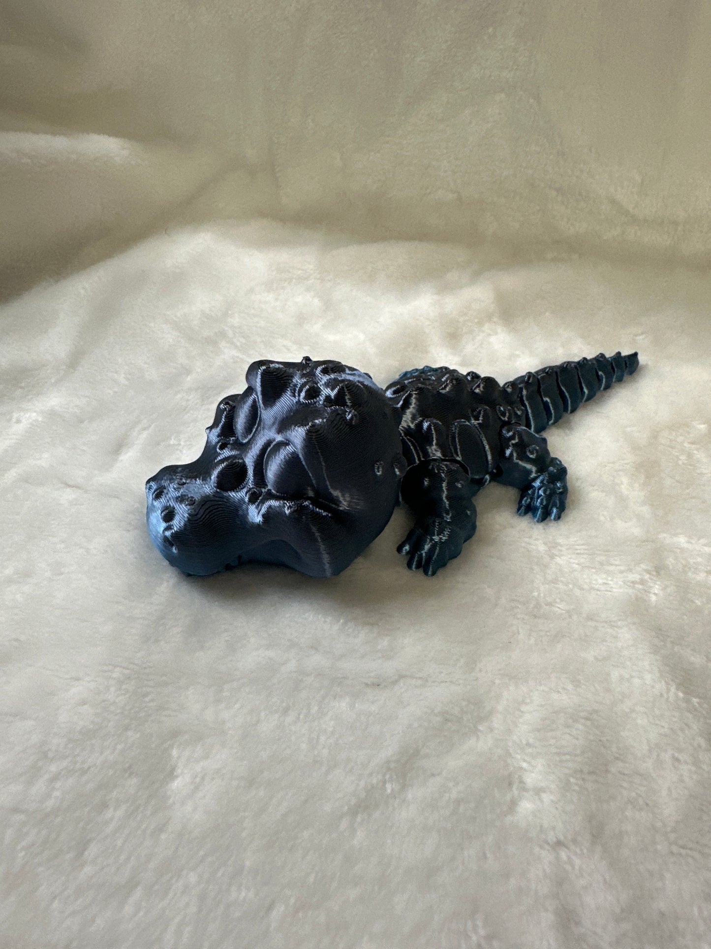Chubby Crocodile 3D Print - Random Color