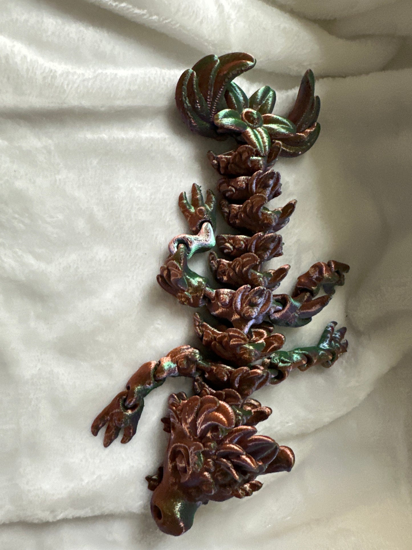 Floral Baby Dragon 3D Print - Random Color