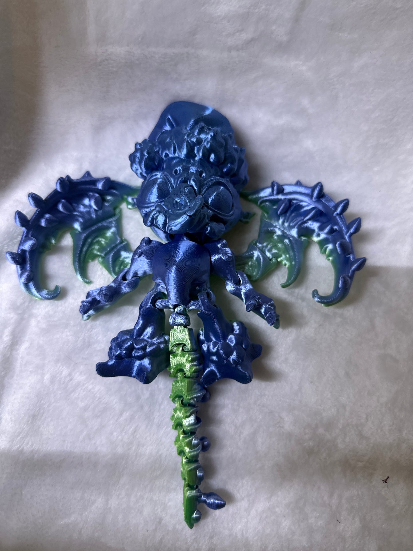 Santa Cthulhu 3D Print - Random Color