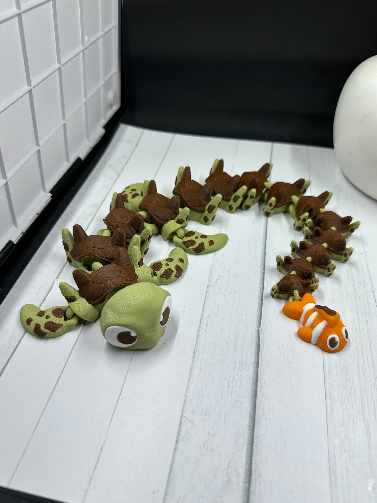 Turtle Dragon 3D Print - Random Color -Mc