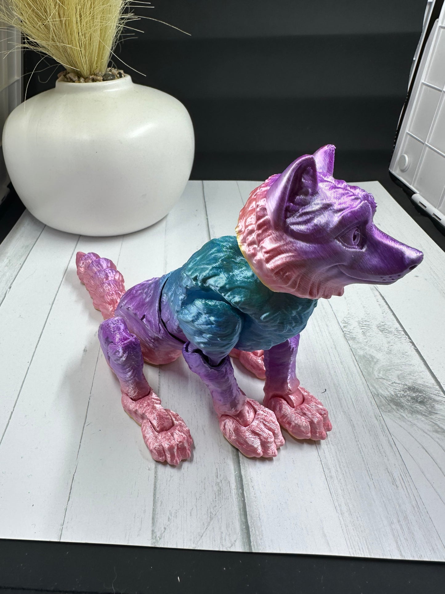 MMM Wolf 3D Print - Random Color -49