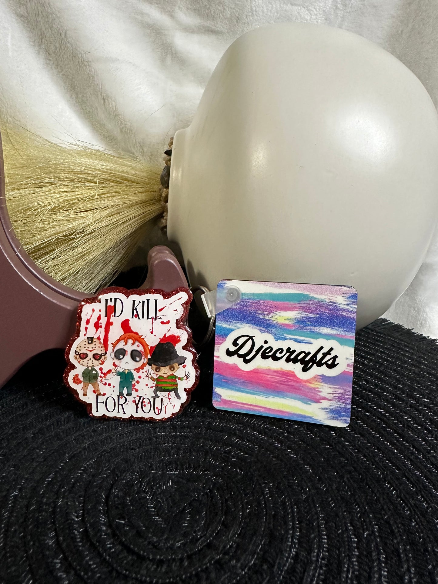 I’d Kill For You Badge Reel / Popsocket Topper