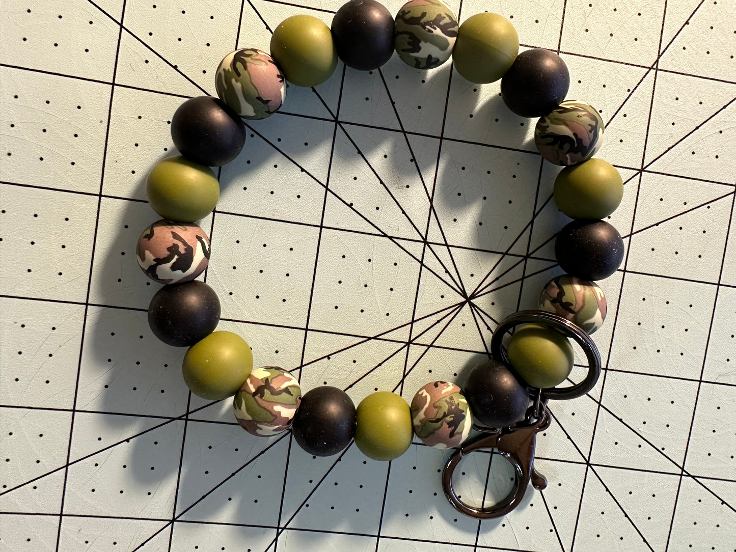 Beaded Silicone Wristlet