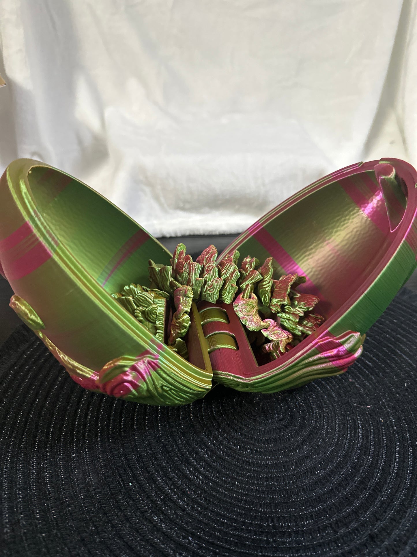 Wood Egg Matching Dragon 3D Print - Random Color