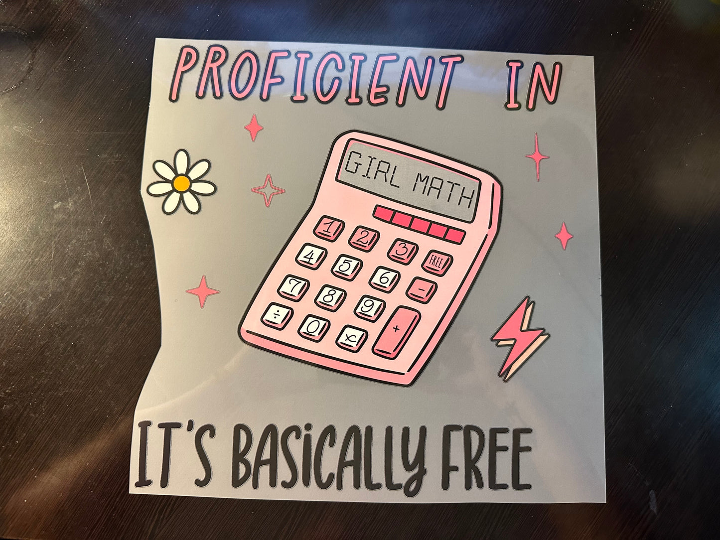 Proficient In Girl Math Adult T-Shirt