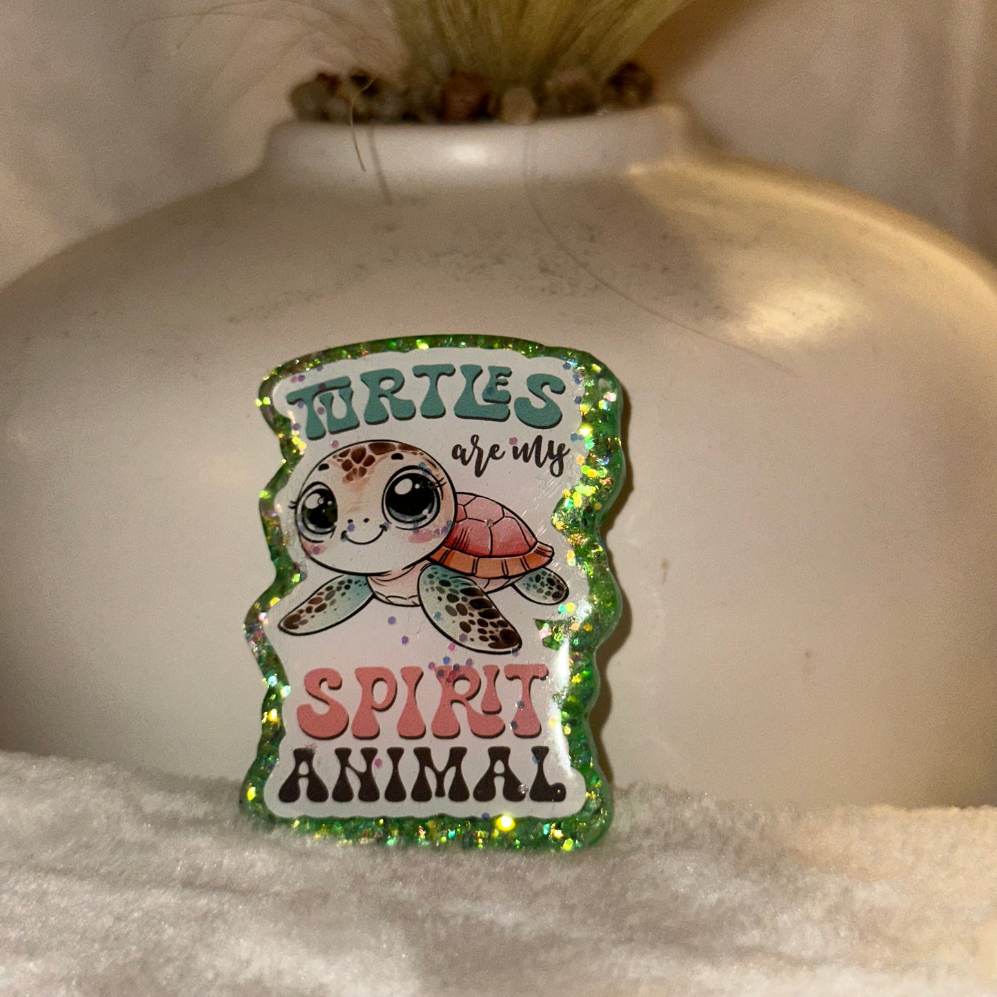 Turtles Badge Reel / Pop socket Topper