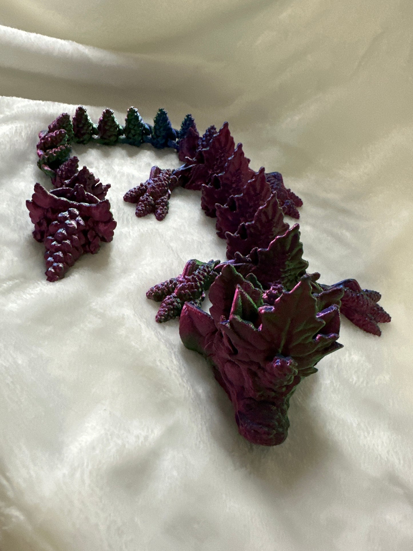 Baby Autumn Pine Dragon 3D Print - Random Color