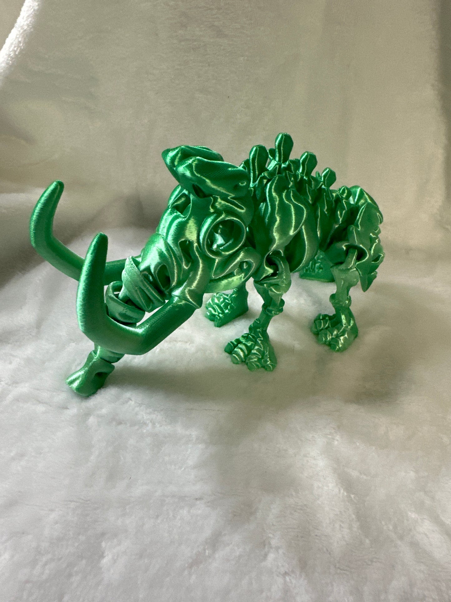 Skellie Mammoth No Eyes 3D Print - Random Color