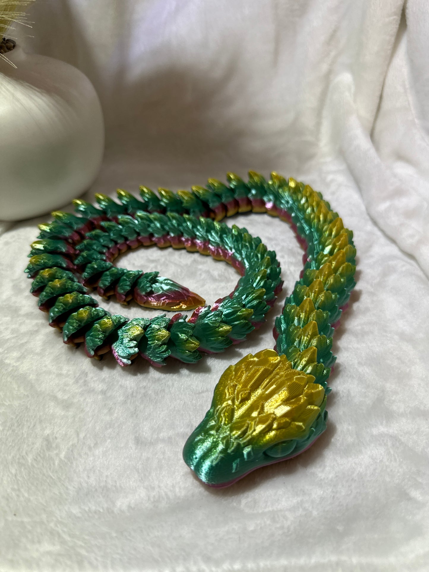 Crystal Snake 3D Print - Random Color