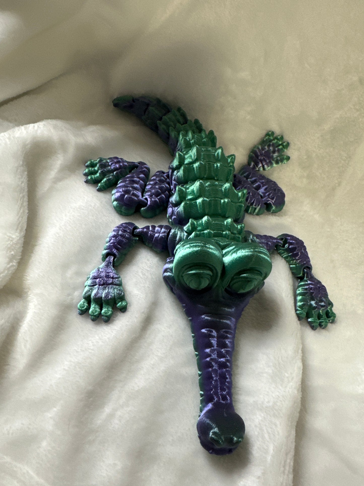 Long Nose Crocodile 3D Print - Random Color