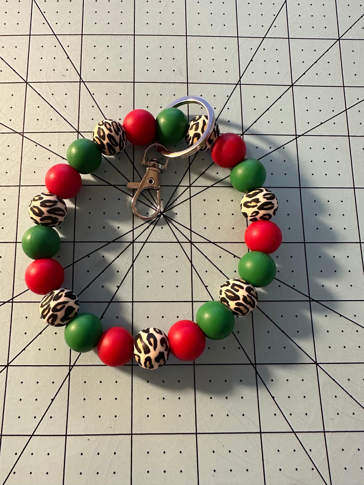 Beaded Silicone Wristlet