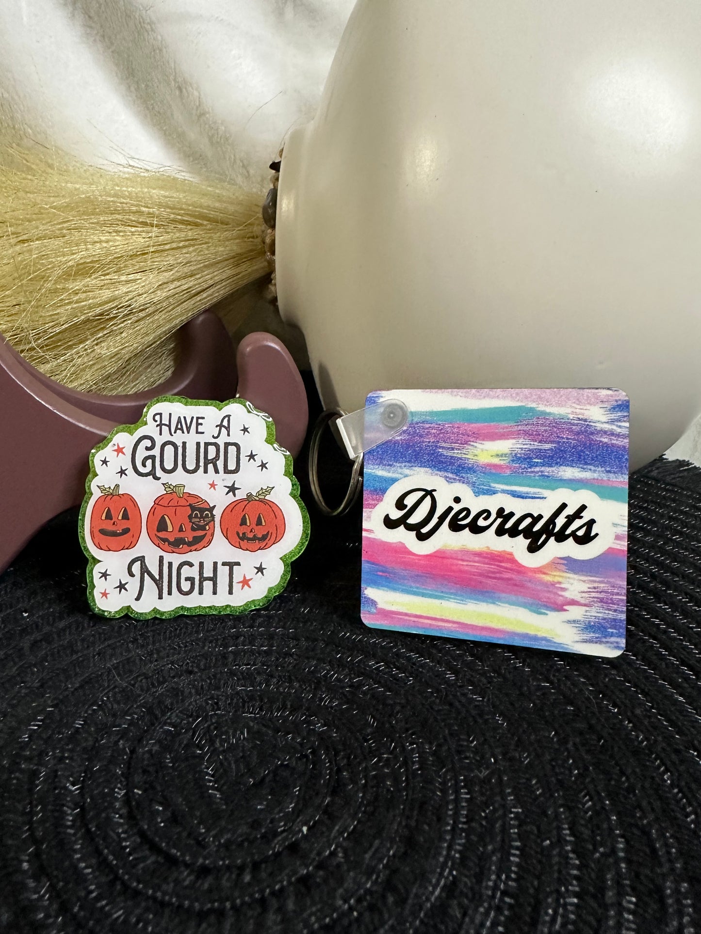Have A Gourd Night Badge Reel / Popsocket Topper