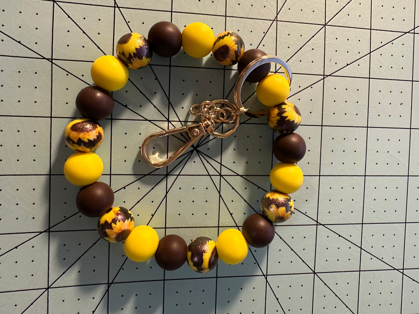 Beaded Silicone Wristlet
