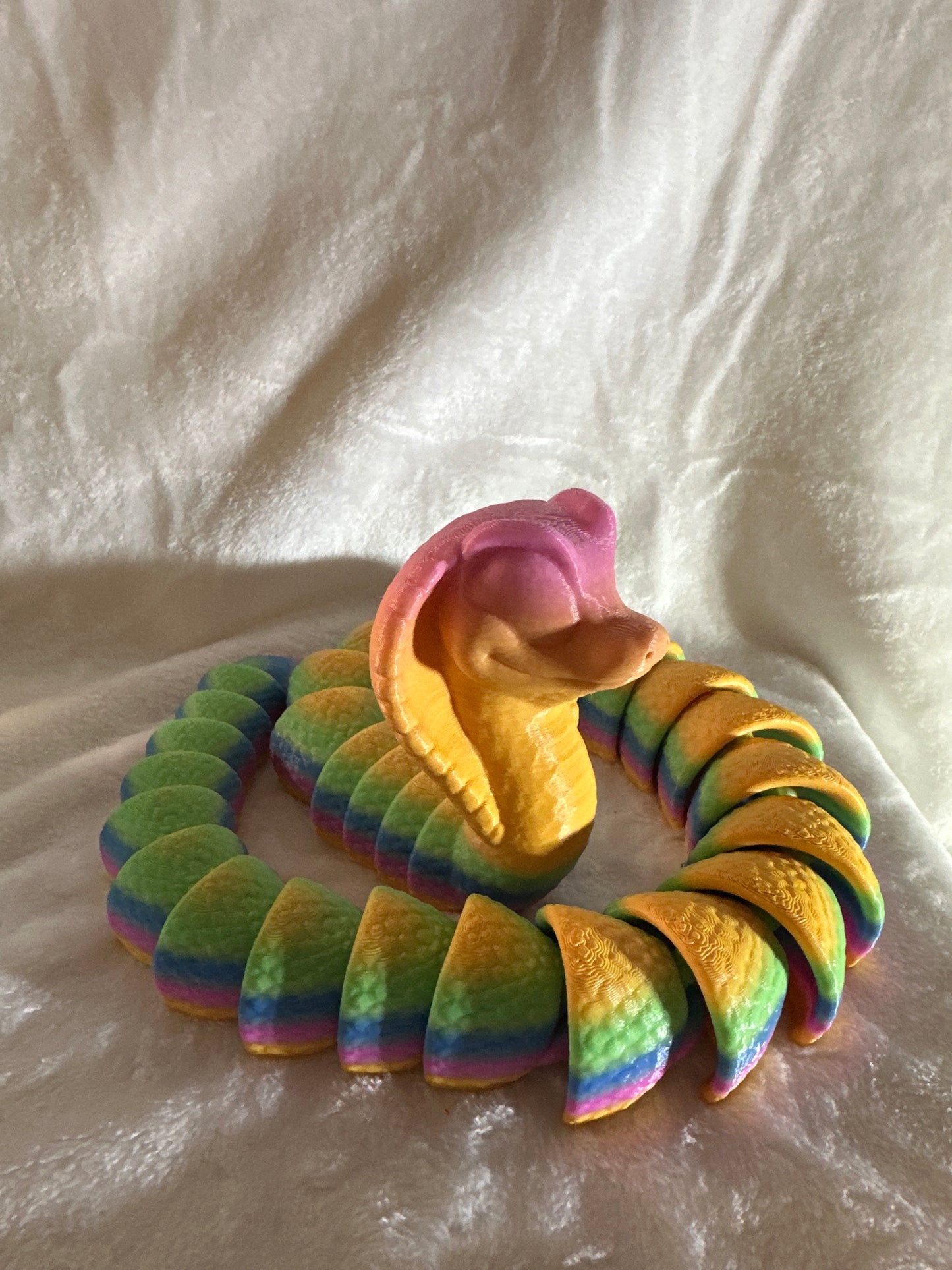 King Cobra Snake 3D Print - Random Color