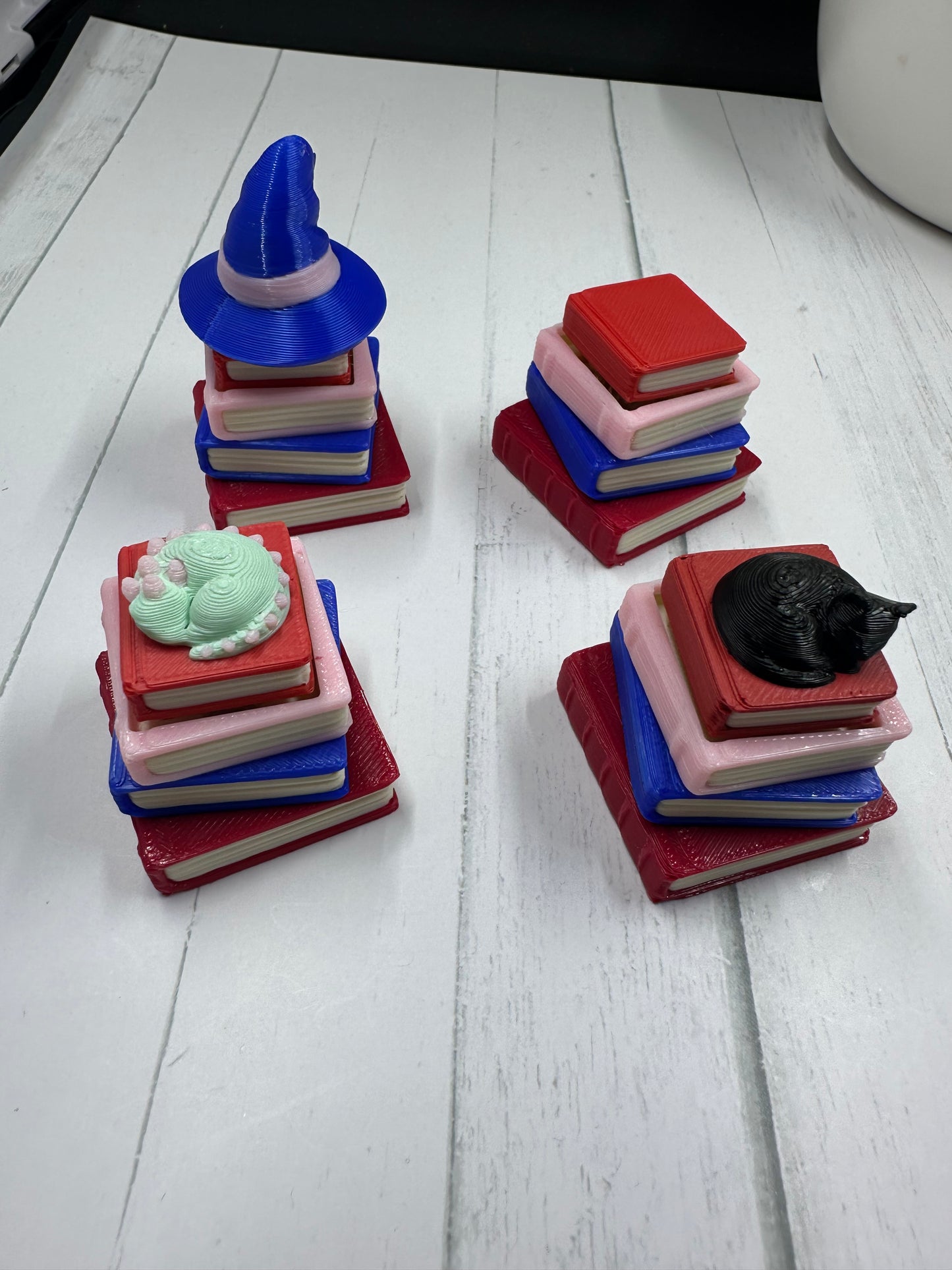 Book Stack 3D Printed Clicker - Random Color