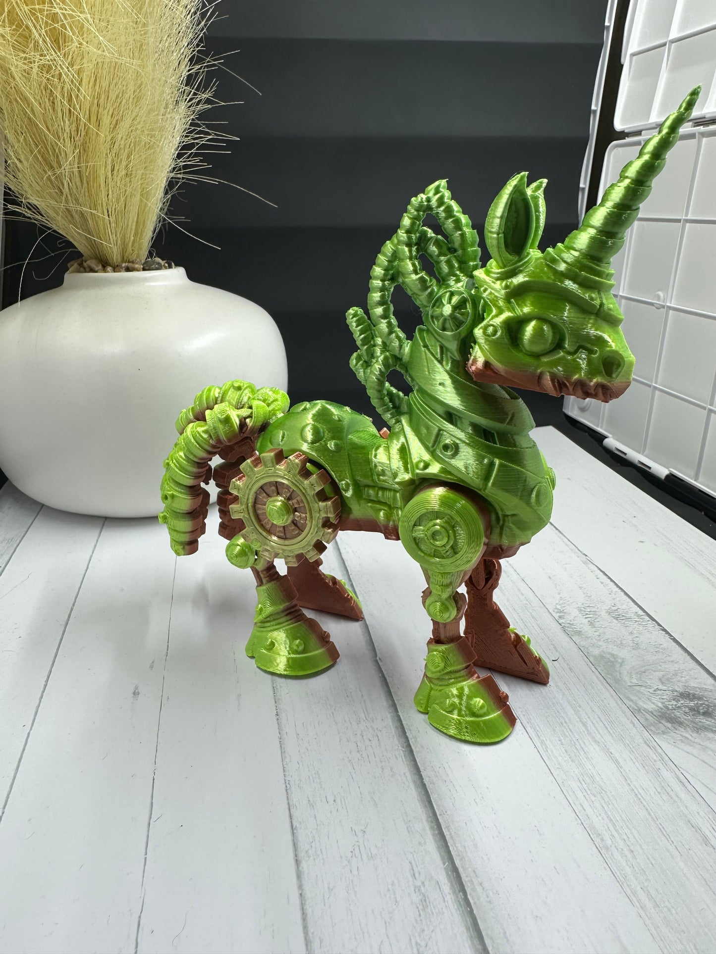 Steampunk Unicorn 3D Print - Random Color -49