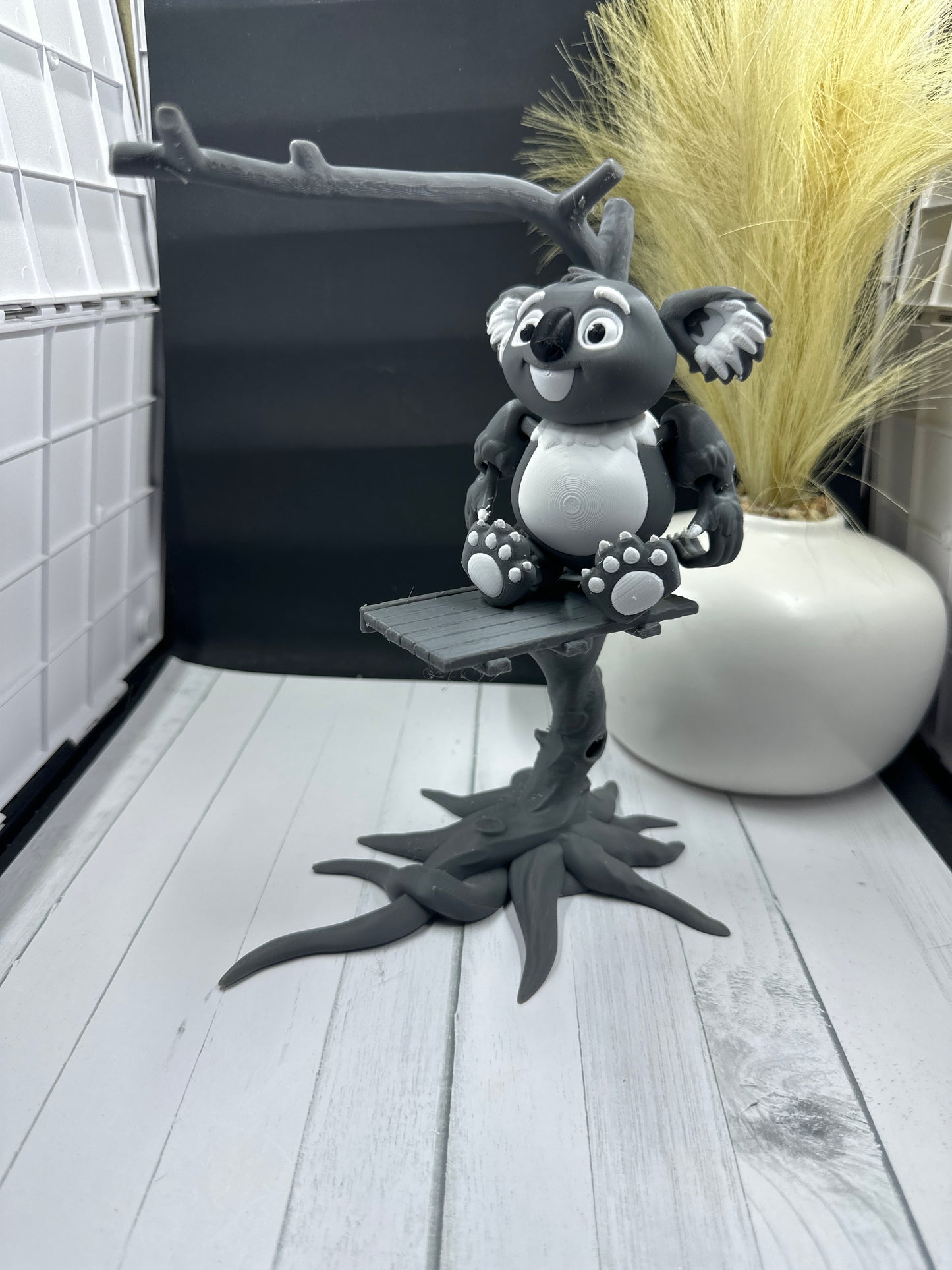 Koala and Tree 3D Print - Random Color -Mc