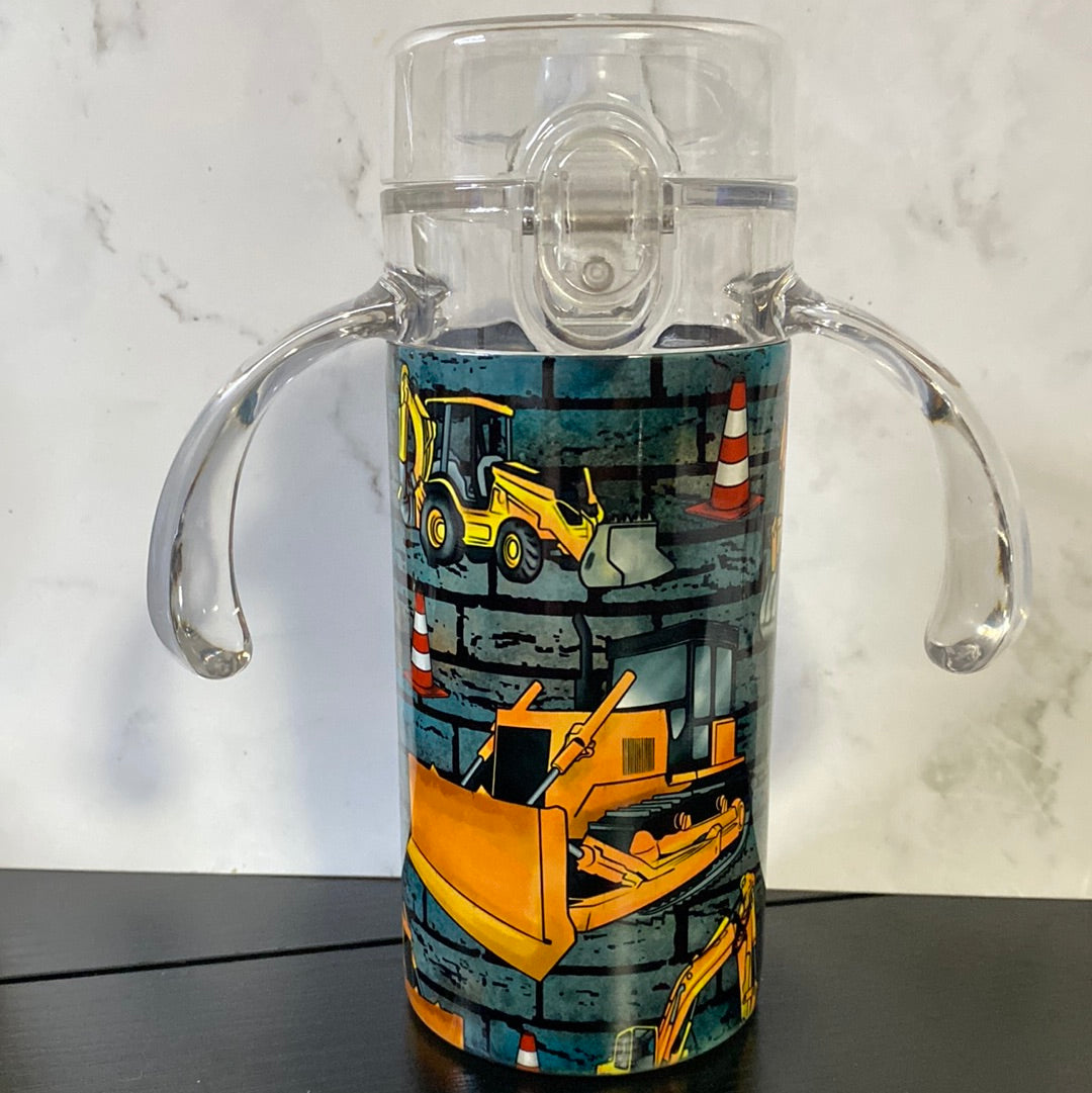 Construction 12 ounce Duo Sippy