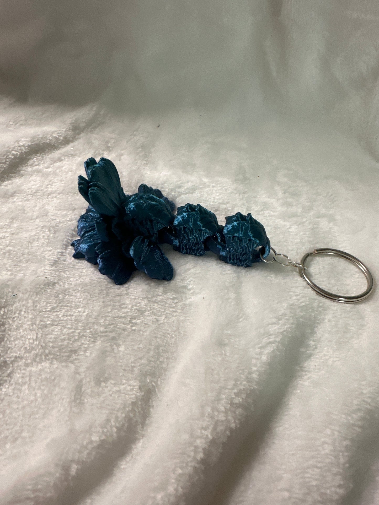 Sushi Dragon Tail Keychain 3D Print - Random Color