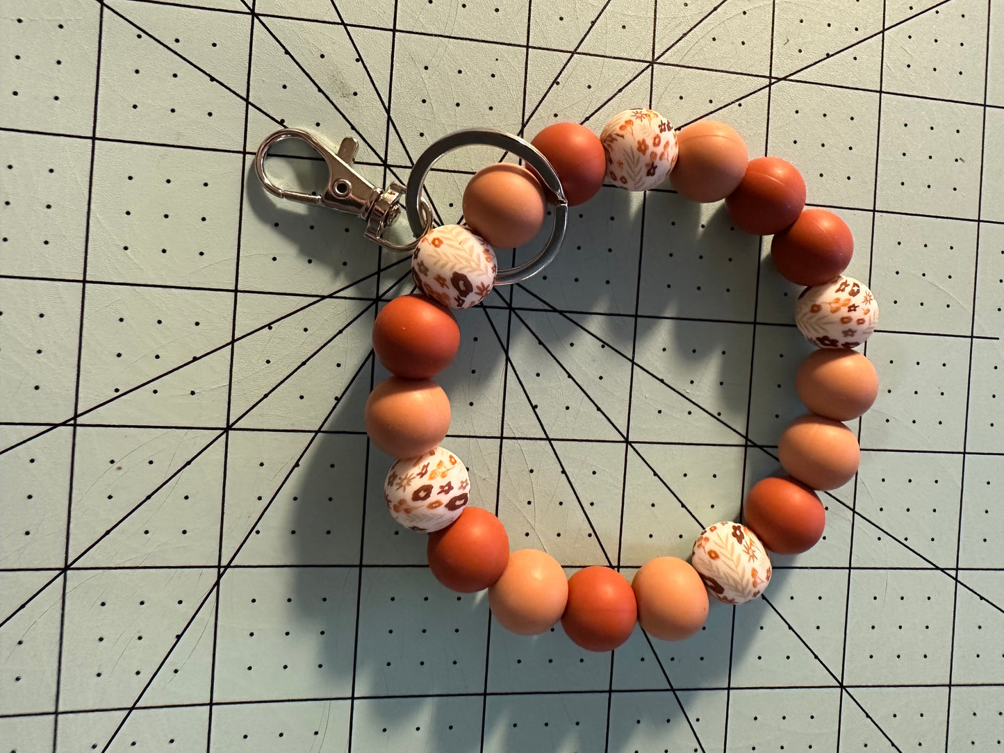 Beaded Silicone Wristlet