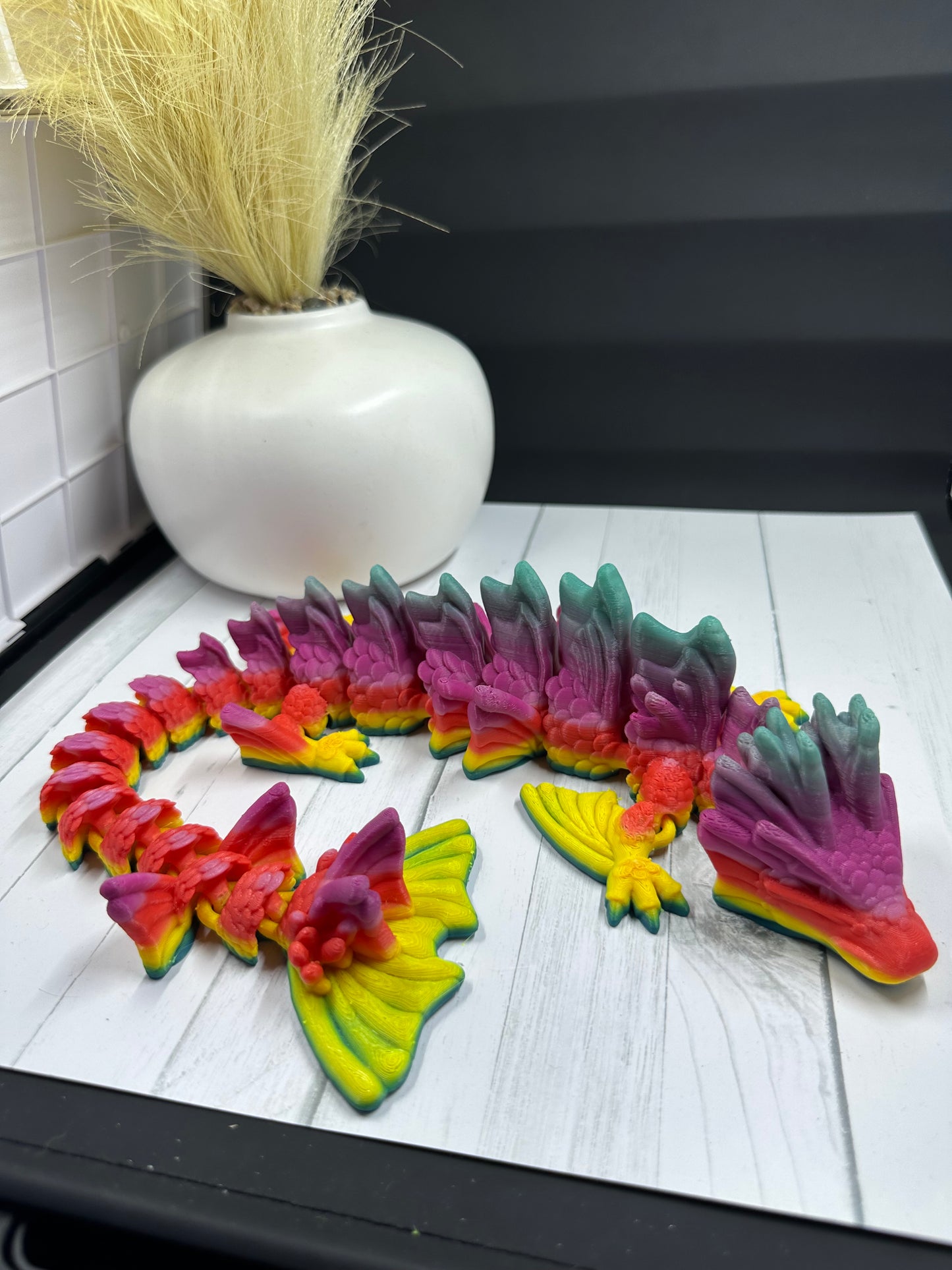 Koi Dragon 3D Print - Random Color -51