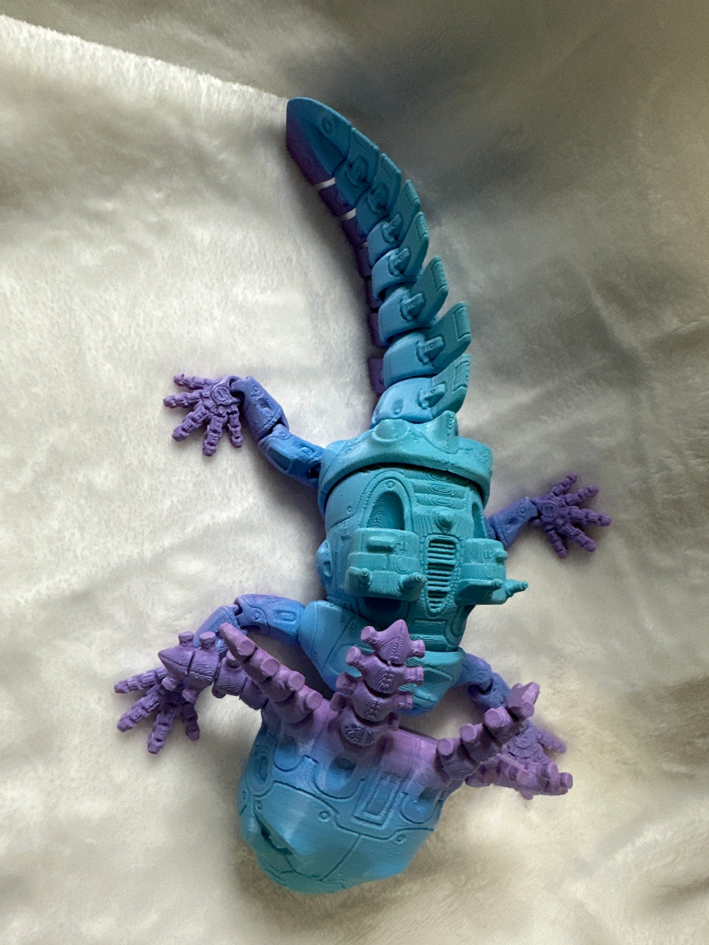 Robot Axolotl 3D Print - Random Color