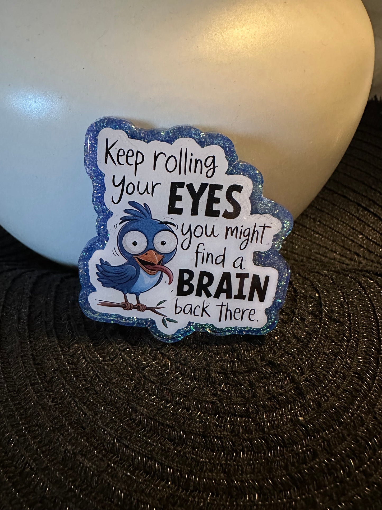 Find A Brain Badge Reel / Pop socket Topper