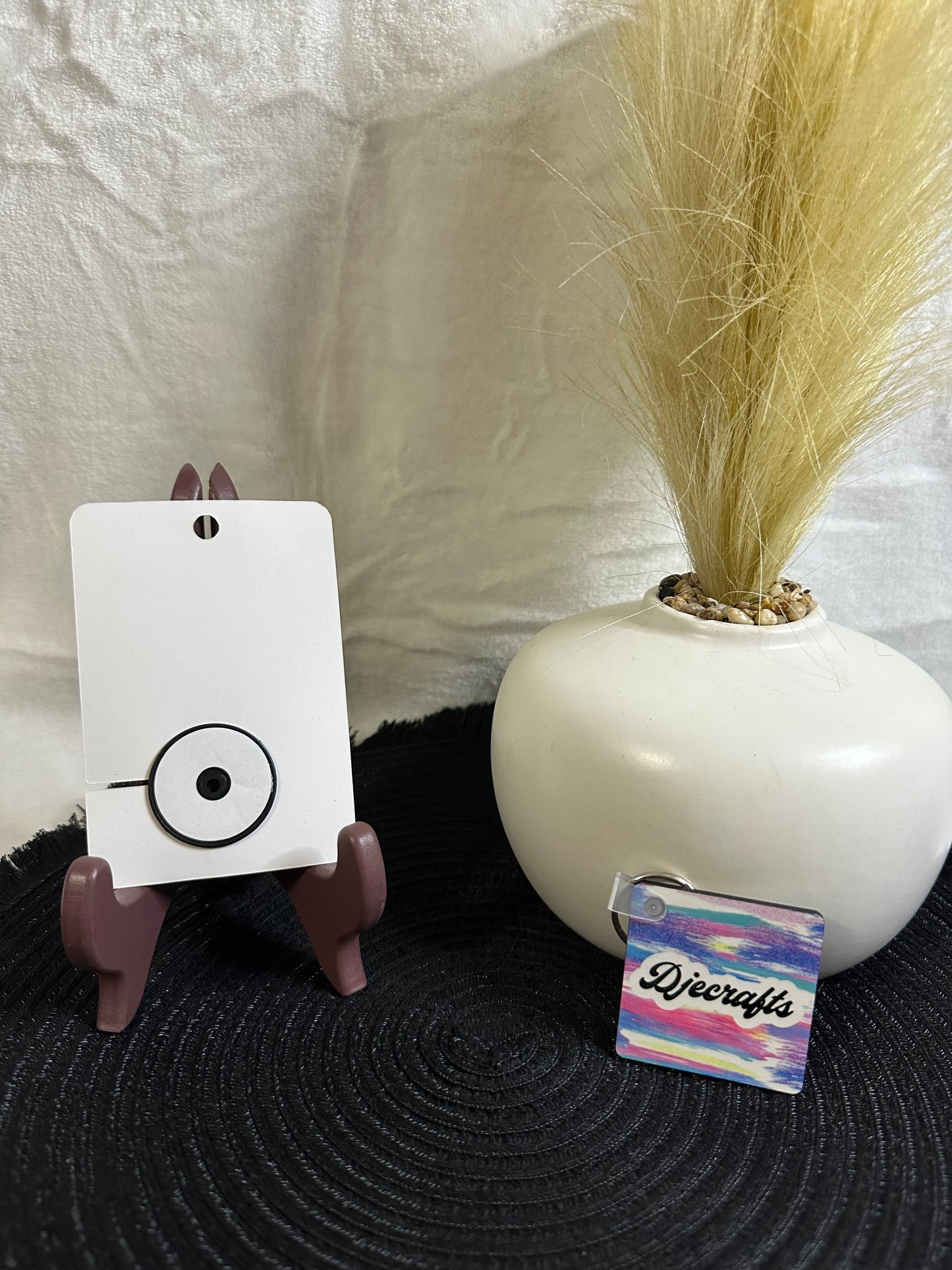 Crazy Heifer Yellow Glitter Pop Socket