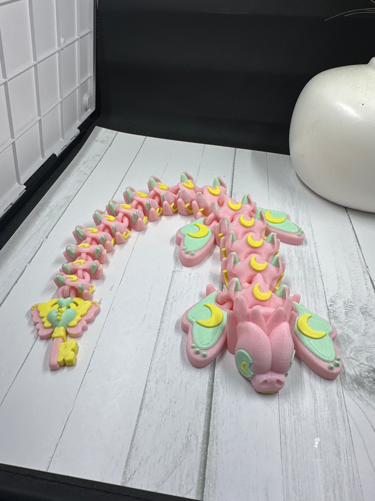 Moon Bug Dragon 3D Print - Random Color -Mc