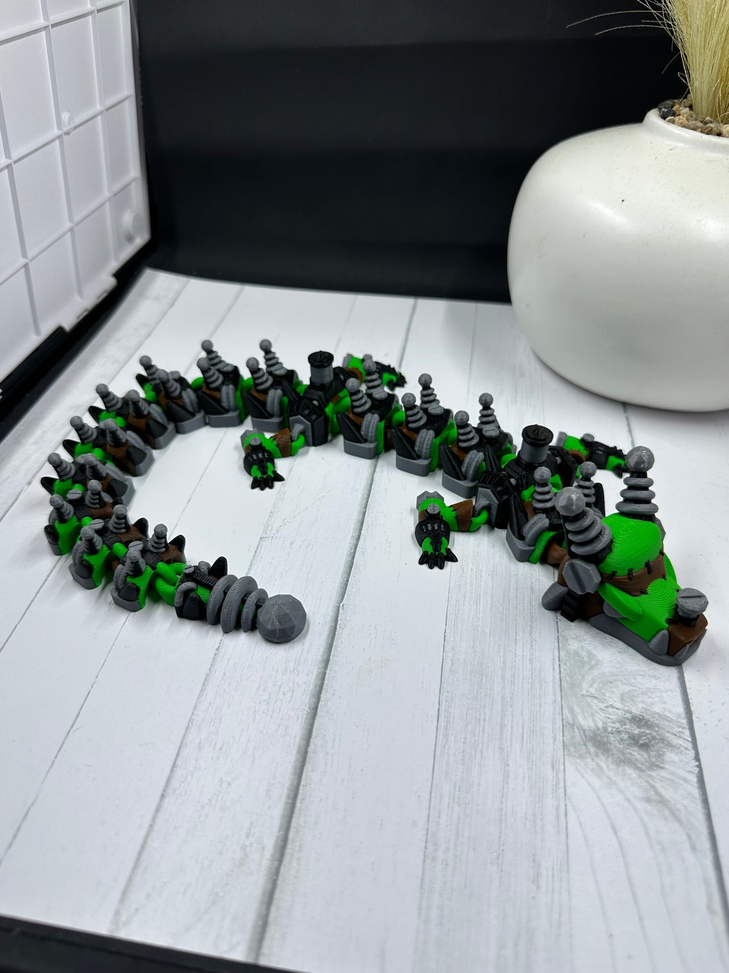 Frankenstein Dragon 3D Print - Random Color -Mac