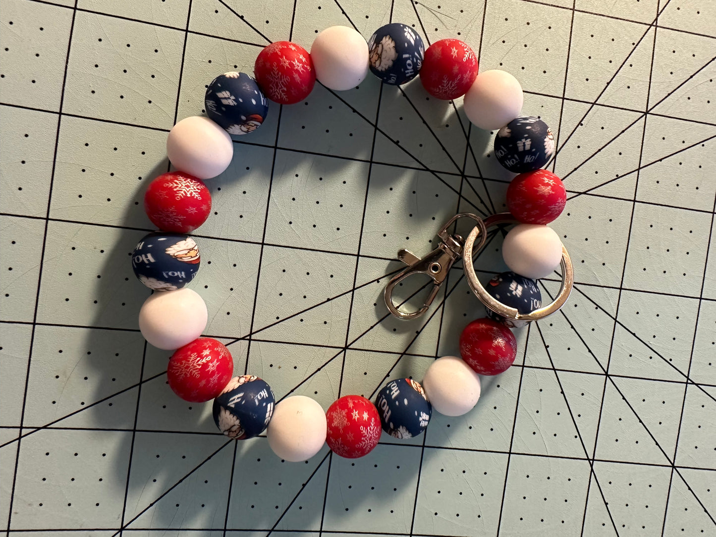 Beaded Silicone Wristlet