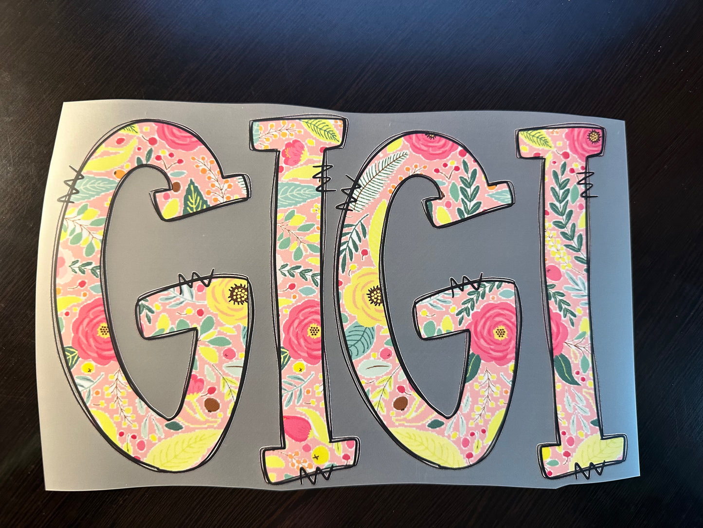 Floral Gigi Adult T-Shirt