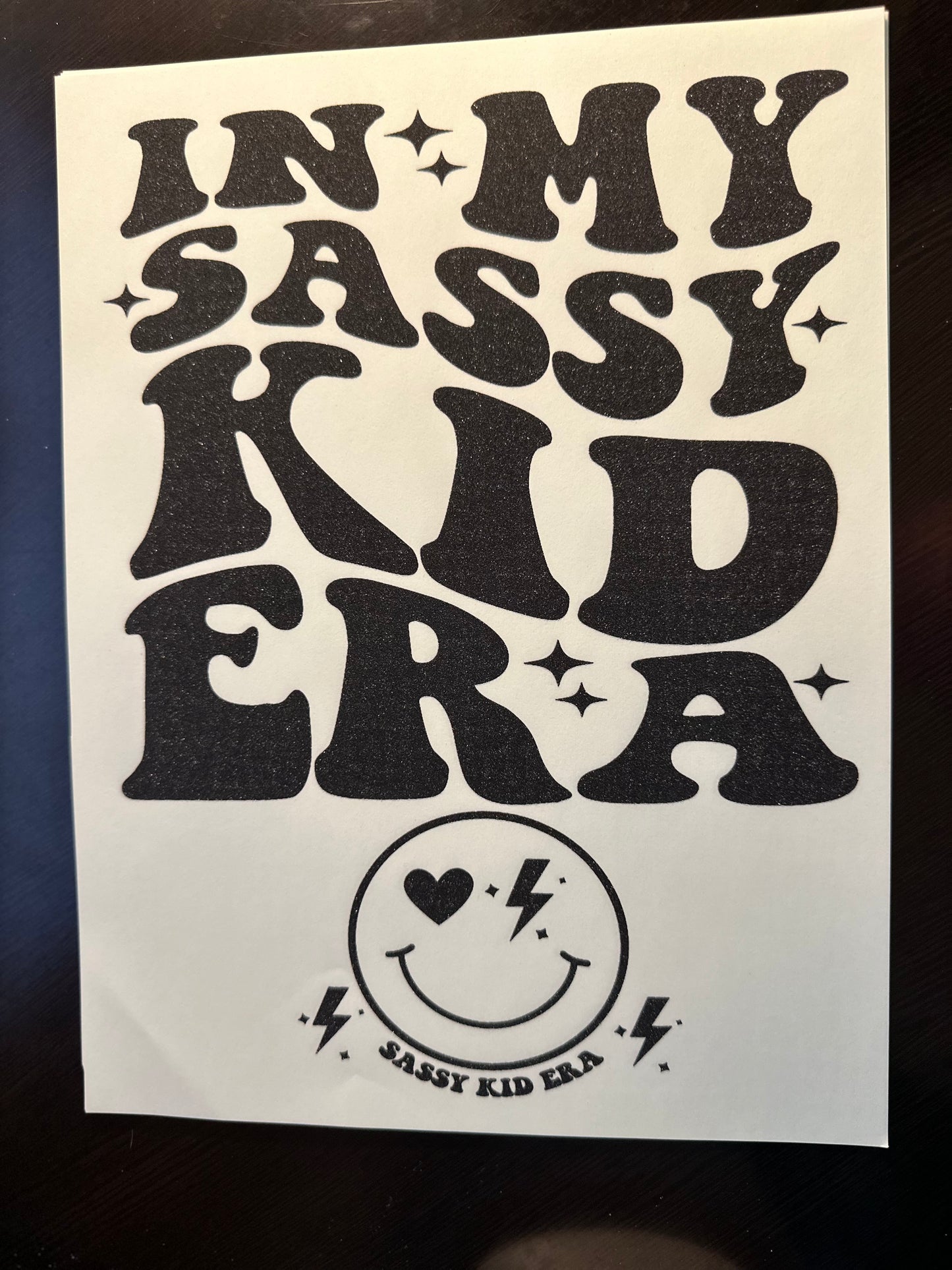 In My Sassy Kid Era Youth T-Shirt