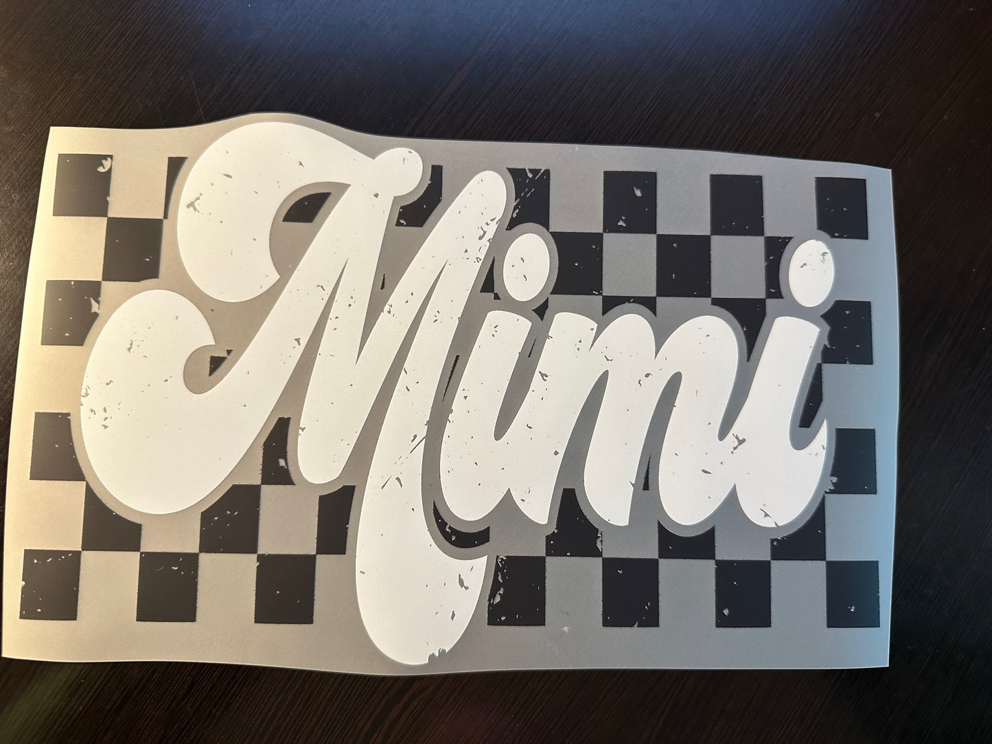 Checkered Mimi Adult T-Shirt