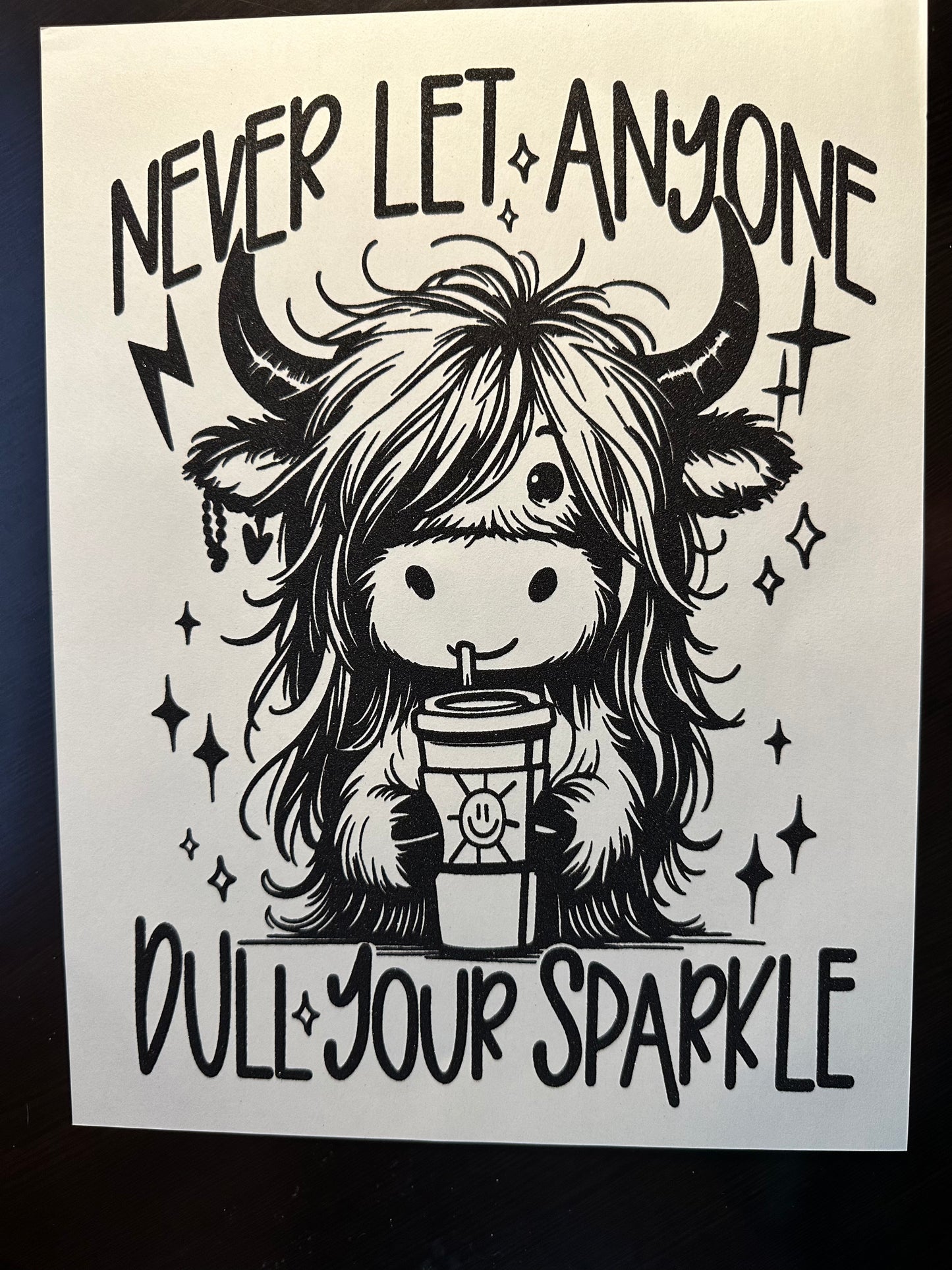 Never Let Anyone Dull Your Sparkle Adult T-Shirt